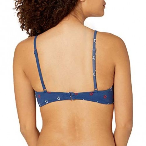 Essentials Women's Light-Support Classic Bikini Swimsuit Top