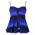 Hilor Women's Flyaway Tankini Top Bandeau Swimsuit Flowy Bathing Suit Tummy Conceal Swimwear