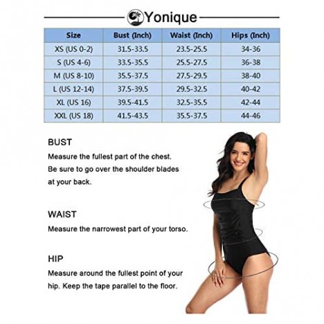 Yonique High Neck Tankini Swimsuits for Women Halter Bathing Suits Two Piece Floral Print Swimwear