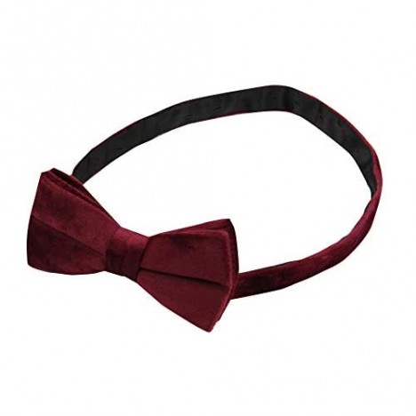 100% Silk Velvet Bowties for Men - Formal Tuxedo Bow Ties - Various Color