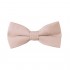 Blush BEIGE Pink Ties Cotton Bow Ties Pocket Square for Adults & Kids Linen Neckties | Wedding Ties for Groomsmen