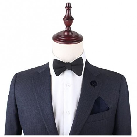 Cotton Self Tie Bow Tie for Men | Untied Bowties Self Tied for Formal Groom or Wedding