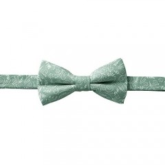 Jacob Alexander Men's Pre-tied Banded Adjustable Floral Bow Tie