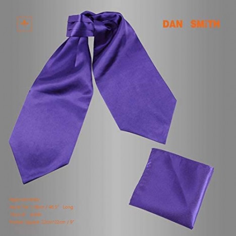 Dan Smith Men's Satin Cravats Hanky Cummerbund available for Fashion Selection