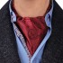 Epoint Men's Fashion Wedding Paisley Cravat Silk Ascot Tie Hanky Set