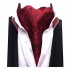L04BABY Men's Paisley Floral Cravat Self Silk Ties Jacquard Woven Luxury Ascot