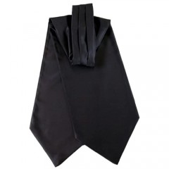 Mens Solid Ascot for Tuxedo and Formal Wear