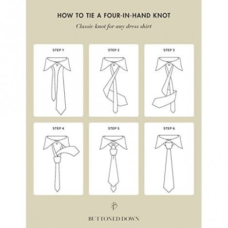 Brand - Buttoned Down Men's Classic Silk 3 Necktie
