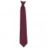 Jacob Alexander Men's Pre-Tied Solid Color Clip-On Neck Tie