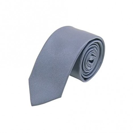 JNJSTELLA Men's Solid Skinny Necktie 2 Tie