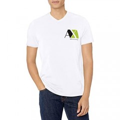 AX Armani Exchange Men's A|x Logo Color Pop French Cotton Jersey T-Shirt