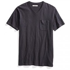  Brand - Goodthreads Men's Lightweight Slub V-Neck Pocket T-Shirt