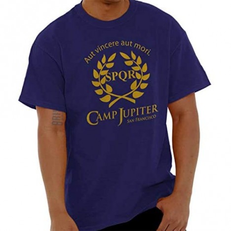 Brisco Brands Camp Jupiter SPQR Greek Mythology Graphic T Shirt Men or Women