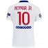 Paris 2020-2021 Season #10 Neymar Away Men's Soccer Jersey & Armbands T-Shirts Color White