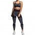 AGUTIUN Workout Sets for Women Seamless 2 Piece Yoga High Waisted Leggings with Sports Bras Tracksuit Clothes Set