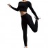 QCHENG Women's Workout Sets 2 Piece Seamless Leggings Crop Top Set Gym Clothes Yoga Outfits for Women