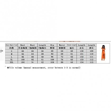 Women Sexy 3 Piece Outfits - Crop Top Long Kimono Cardigan Cover up and Bodycon Pants Set S XXL