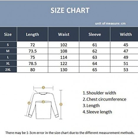 AOTORR Men's Casual Long Sleeve Henley T-Shirts Front Placket Cotton Shirts Solid Color Tops