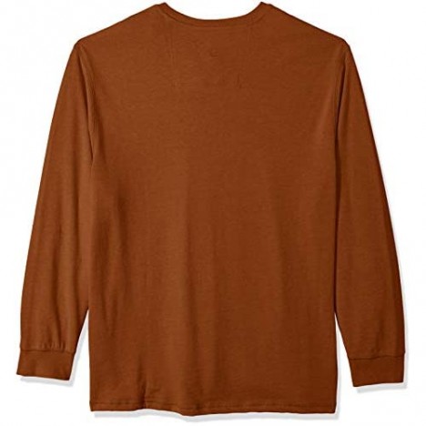 G.H. Bass & Co. Men's Big and Tall Carbon Long Sleeve Jersey Henley Shirt