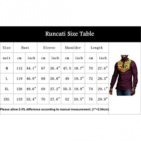 Mens African Dashiki Henley T Shirts Printed Long Sleeve Button Up Tees Tribal Floral Graphic Hipster Blouse