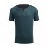 Oxnov Mens Short Sleeve Henleys T-Shirts  Buttons Placket Plain Summer Cotton Shirts  Athletic Henley Shirt for Men