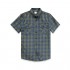 Dubinik Men's Plaid Short Sleeve Shirts Button-Down Casual Cotton Flannel Shirts Regular Fit With Pocket