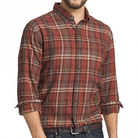 G.H. Bass & Co. Men's Fireside Flannels Long Sleeve Button Down Shirt