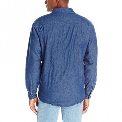 Wrangler Authentics Men's Long Sleeve Sherpa Lined Denim Shirt