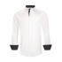 Alberto Danelli Men's Printed Shirt  Long Sleeve Button-Down  Microfiber Dress Shirt  Regular Fit