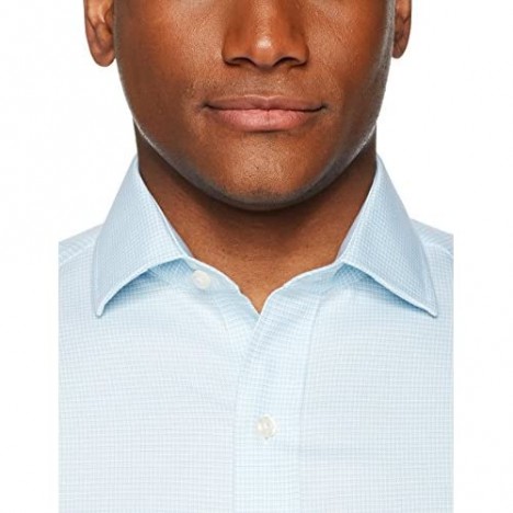 Brand - Buttoned Down Men's Classic Fit Cutaway Collar Pattern Dress Shirt