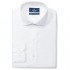  Brand - Buttoned Down Men's Tailored Fit Cutaway-Collar Solid Pinpoint Dress Shirt  Supima Cotton Non-Iron
