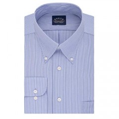 Eagle Men's TALL FIT Dress Shirts Non Iron Stretch Collar Stripe (Big and Tall)