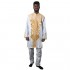 HD Bazin Riche Couple Wedding Clothing African Traditional Dress Embroidery All White Dashiki Outfit