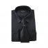 Milano Moda Satin Classic Dress Shirts with Tie & Hankie SG08   14 Colors