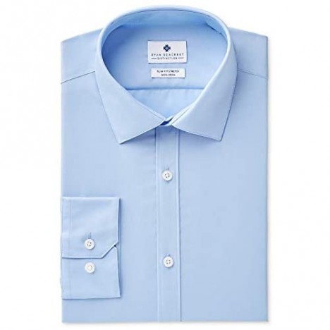 Ryan Seacrest Distinction Men's Ultimate Slim Fit Non Iron Stretch Dress Shirt