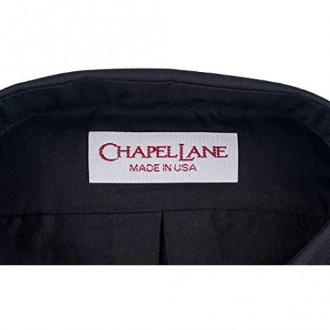 USA-Made Chapel Lane Short Sleeve Tab Collar Clergy Shirt