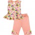 Baby Toddler Little Girls Spring Easter Disney Inspired Peplum Top Capri Pants Outfit