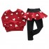 BomDeals Adorable Cute Toddler Baby Girls Clothes Set Long Sleeve T-Shirt +Pants Outfit