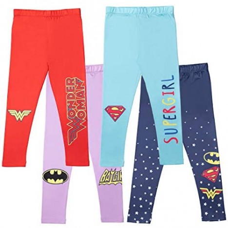 DC Comics Justice League Batgirl Supergirl Wonder Woman Pants -