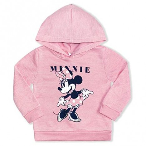 Disney Girl's 2-Piece Minnie Mouse Pullover Graphic Hoodie and Legging Set