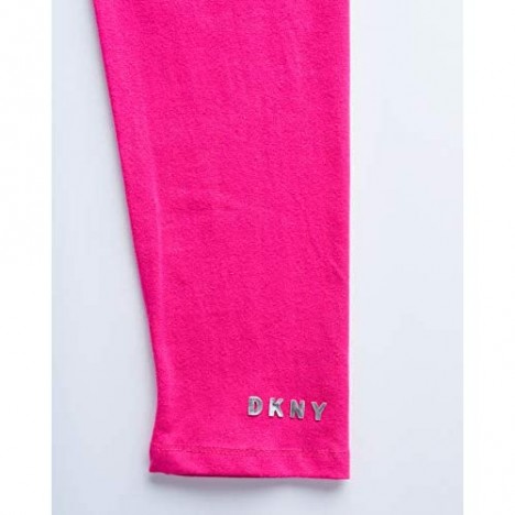 DKNY Girls' Pants Set – 3 Piece T-Shirt Tank Top and Leggings Kids Clothing Set