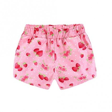 Mud Kingdom Strawberry Girls Outfits Summer Holiday Cute Backless