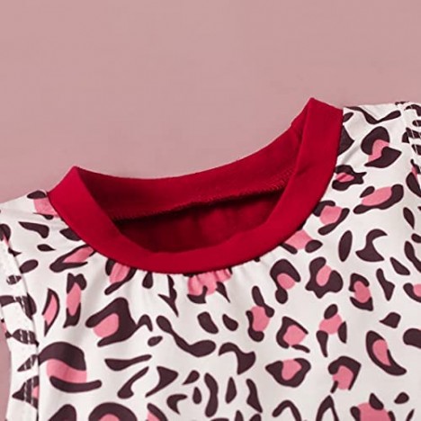 Adinlife Toddler Baby Girl Clothes Summer Leopard Tank Tops Outfits Shorts Girl Sleeveless Shirt Set 2 Pcs