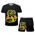 Cobra Kai Shirt 2 Piece Shorts Set Summer Outfit Fashion Pant Comfortable Tracksuit for Boy Girl