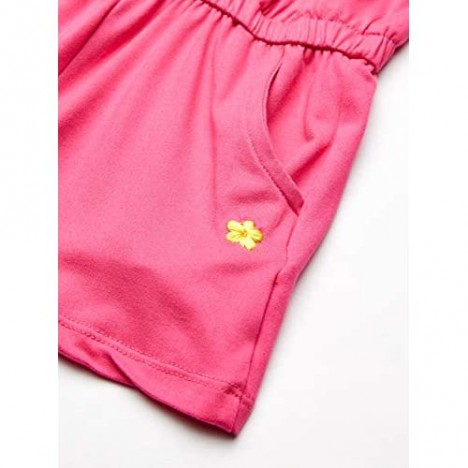 Limited Too Girls' 2 Piece Rib Knit Fashion Top and Denim Short Set