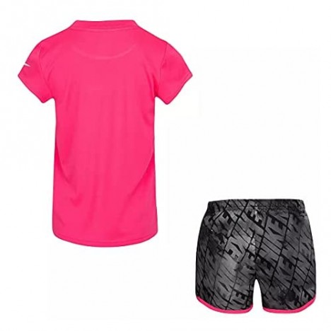 Nike Girl's Graphic-Print T-Shirt & Shorts 2 Piece Set