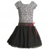 Bonnie Jean Little Girls' Drop Waist Ruffles Skirt With Print Top
