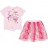 JoJo Siwa Girls Tie Front Sequin Graphic Tee and Glitter Unicorn Tutu Skirt  2-Piece Outfit Set  Sizes 4-16