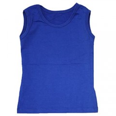 Leaf Sison Plain Cotton Shirt Children Blouse Vest 1-8y