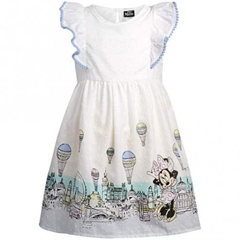 Disney Girls' Minnie Mouse Dress - Sleeveless Sundress (Toddler/Little Girl)